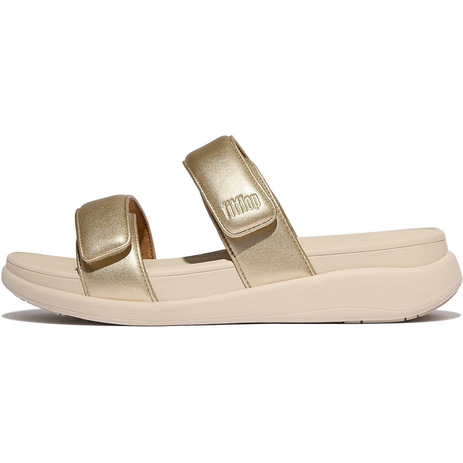 Fitflop F-Mode Go Polyurethan Damen Platino Sandalen