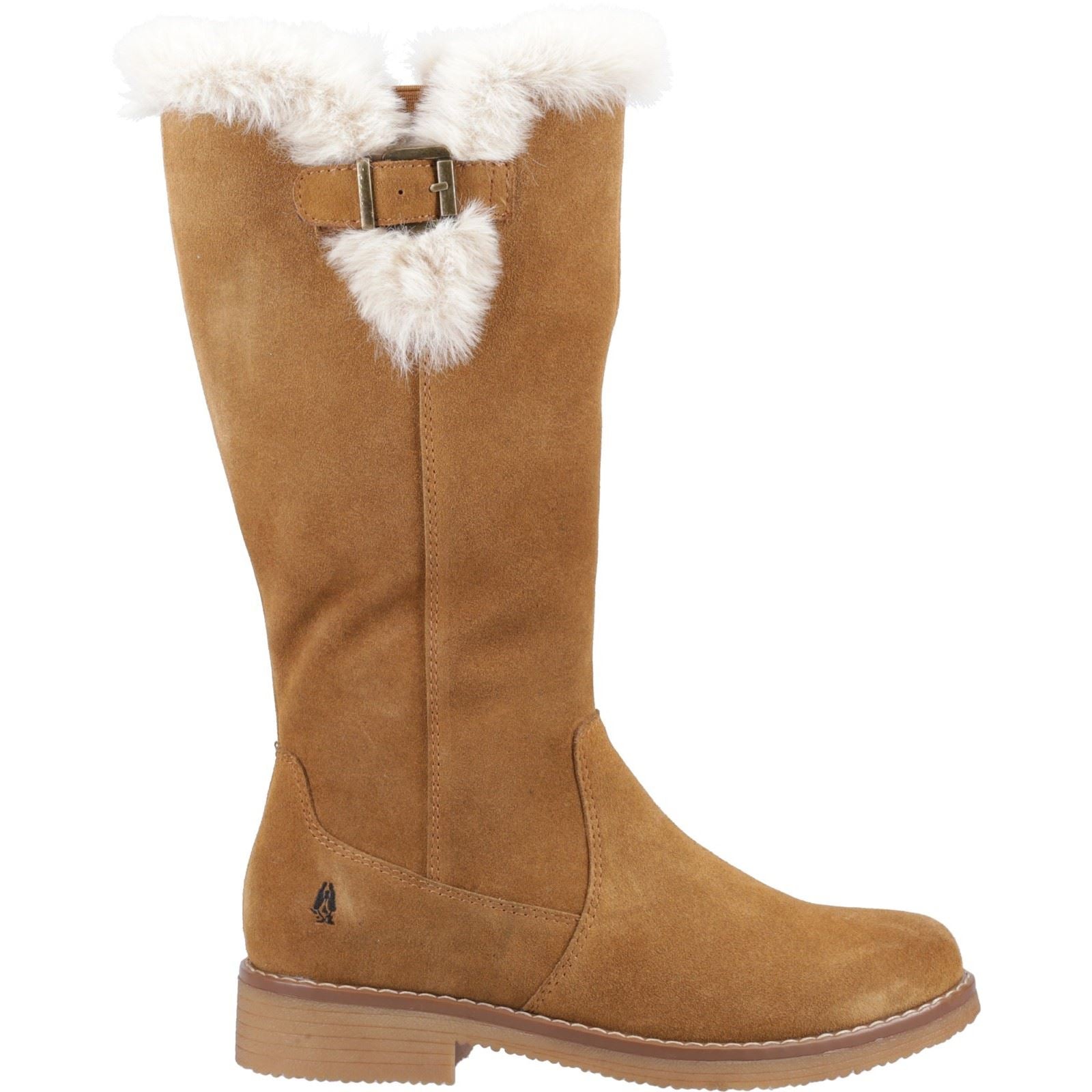 Hush Puppies Millie Wildleder Damen Tan Stiefel
