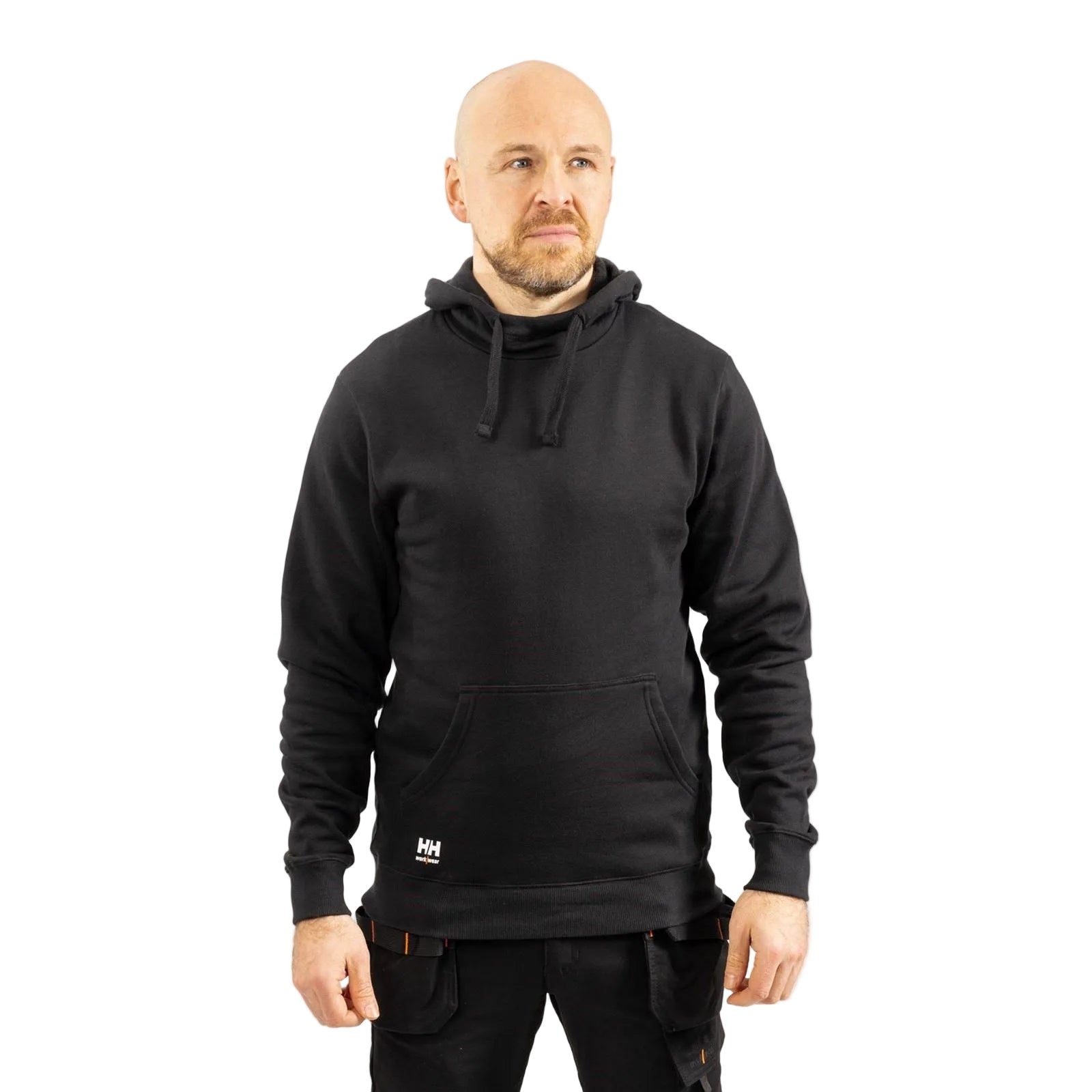 Helly Hansen Workwear Manchester Baumwolle Herren Schwarzes Kapuzensweatshirt