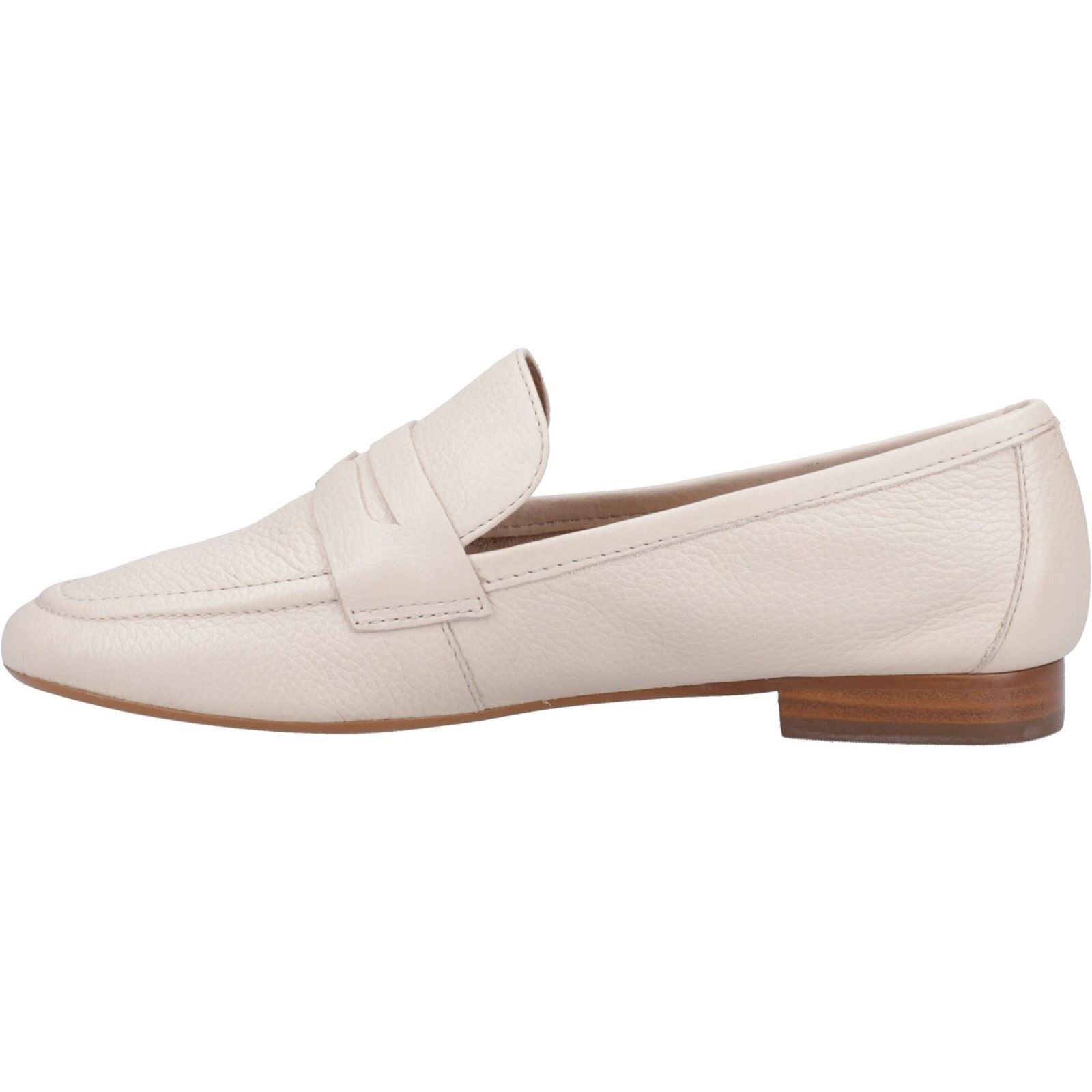 Dune Gianetta Leder Damen Ecru Slipper