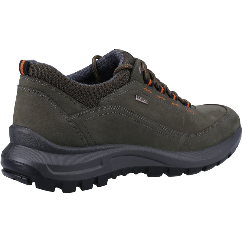 Cotswold Dumbleton Leder Herren Khaki Schnürschuhe