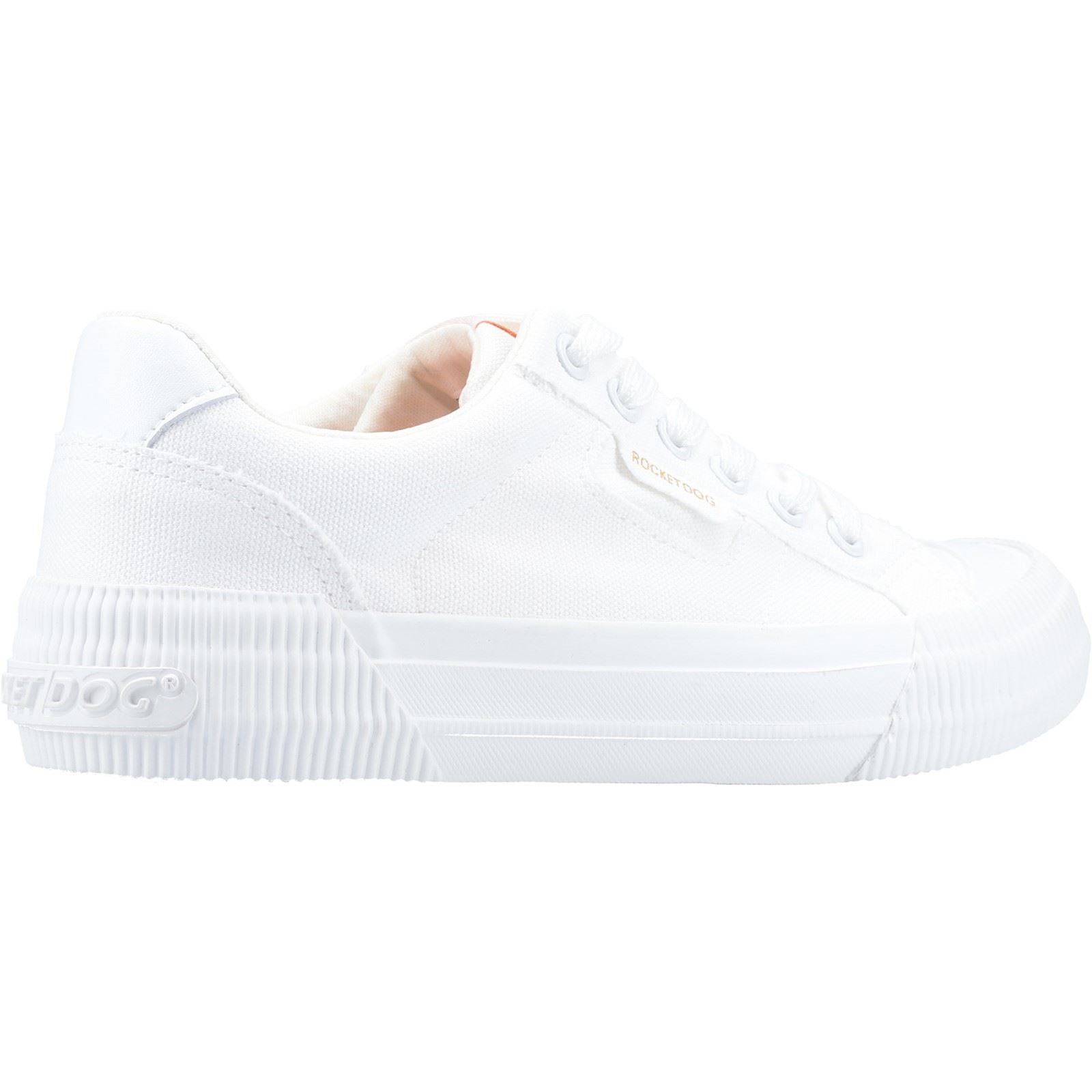Rocket Dog Cheery Stoff Damen Weiße Turnschuhe