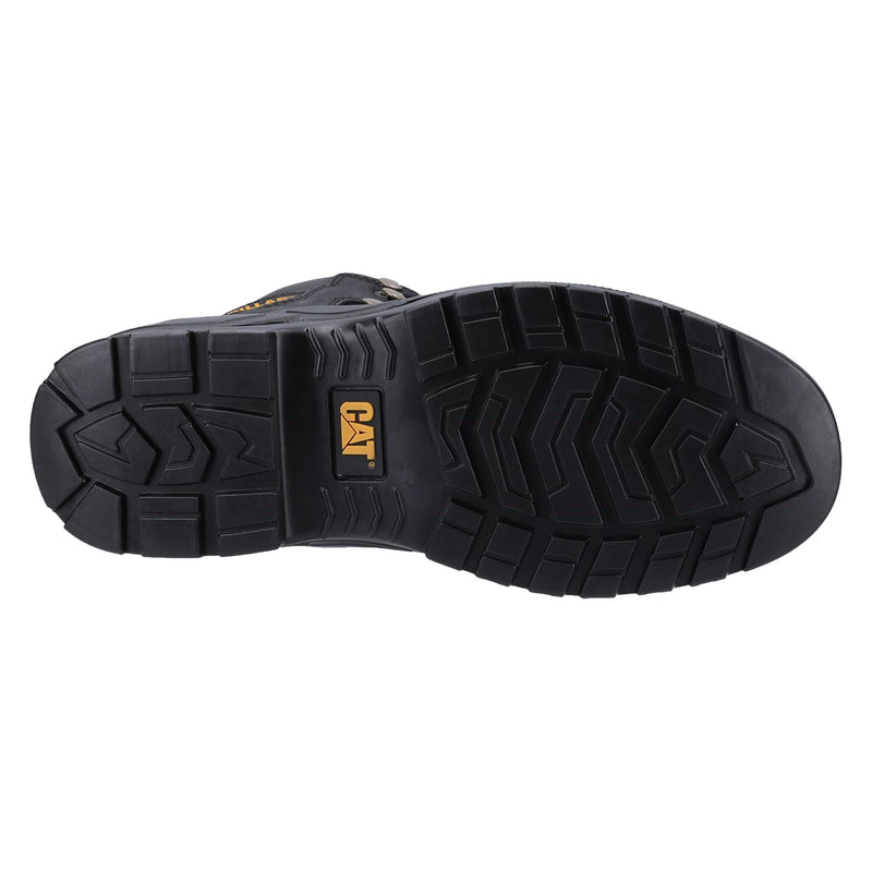 Caterpillar Striver Mid S3 Leder Schwarze Sicherheitsstiefel