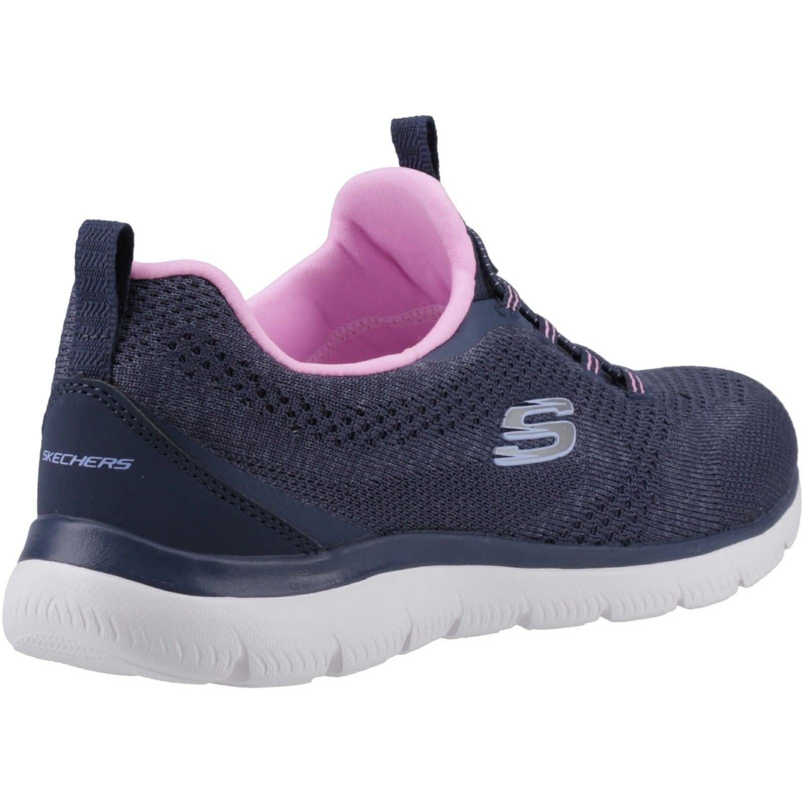 Skechers Summits New Nature Damen Turnschuhe In Marineblau/Rosa