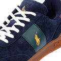 Ralph Lauren Heritage Area Herren Sneaker Aus Blauem Wildleder