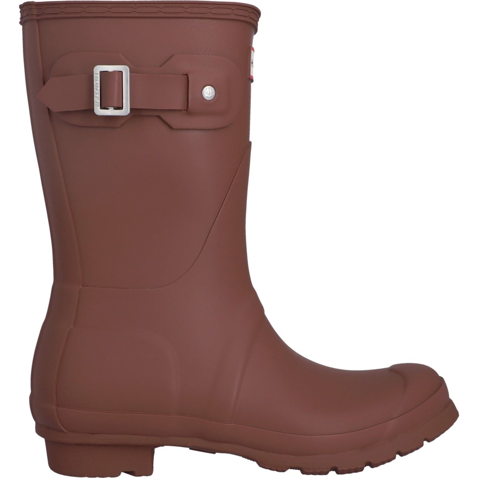 Hunter Original Short Gummi Damen Merlot Gummistiefel