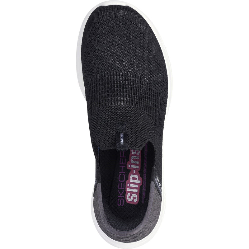 Skechers Ultra Flex 3.0 - Smooth Step Textile Damen-Sneaker In Schwarz