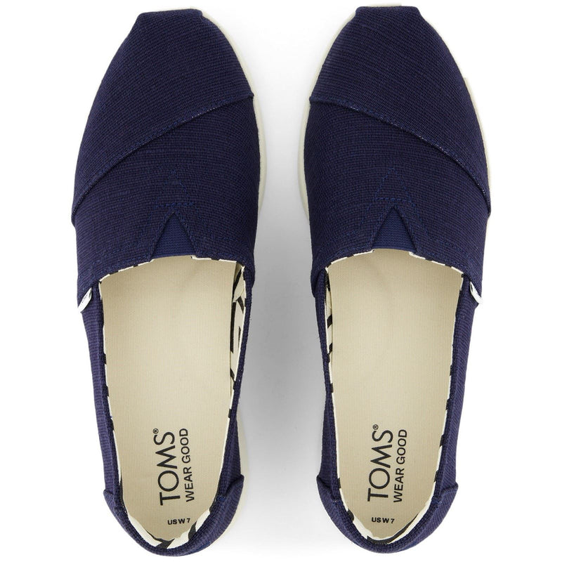 TOMS Alpargata Plus Jute Damen Navy Espadrilles