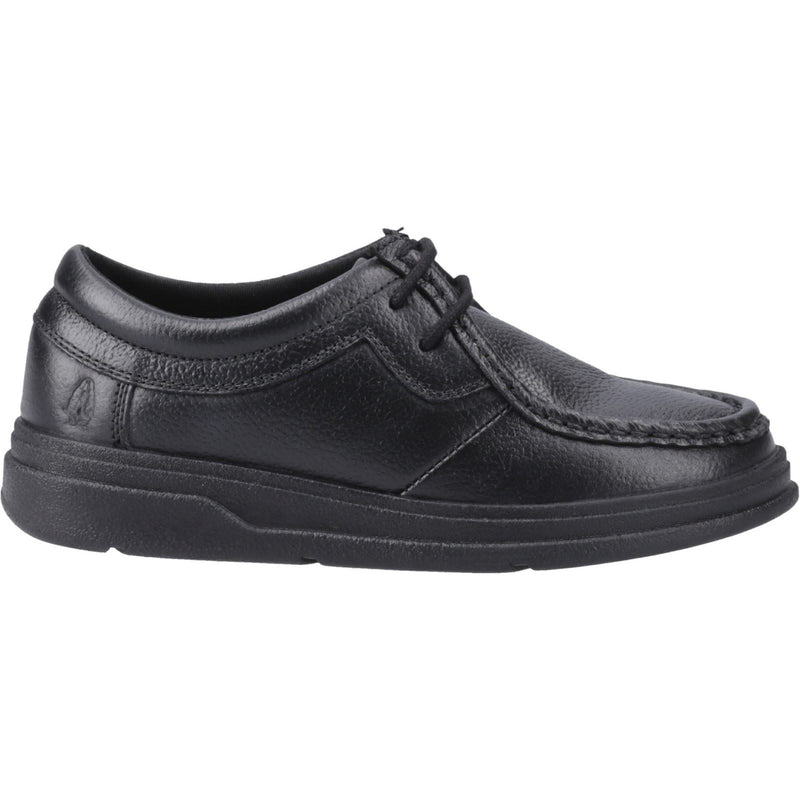 Hush Puppies Ronan Mocc Leder Jungen Schwarze Farbe Mokassin Schuhe