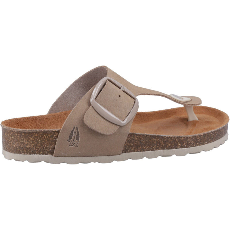 Hush Puppies Billie Damen Sandalen Aus Wildleder In Taupe