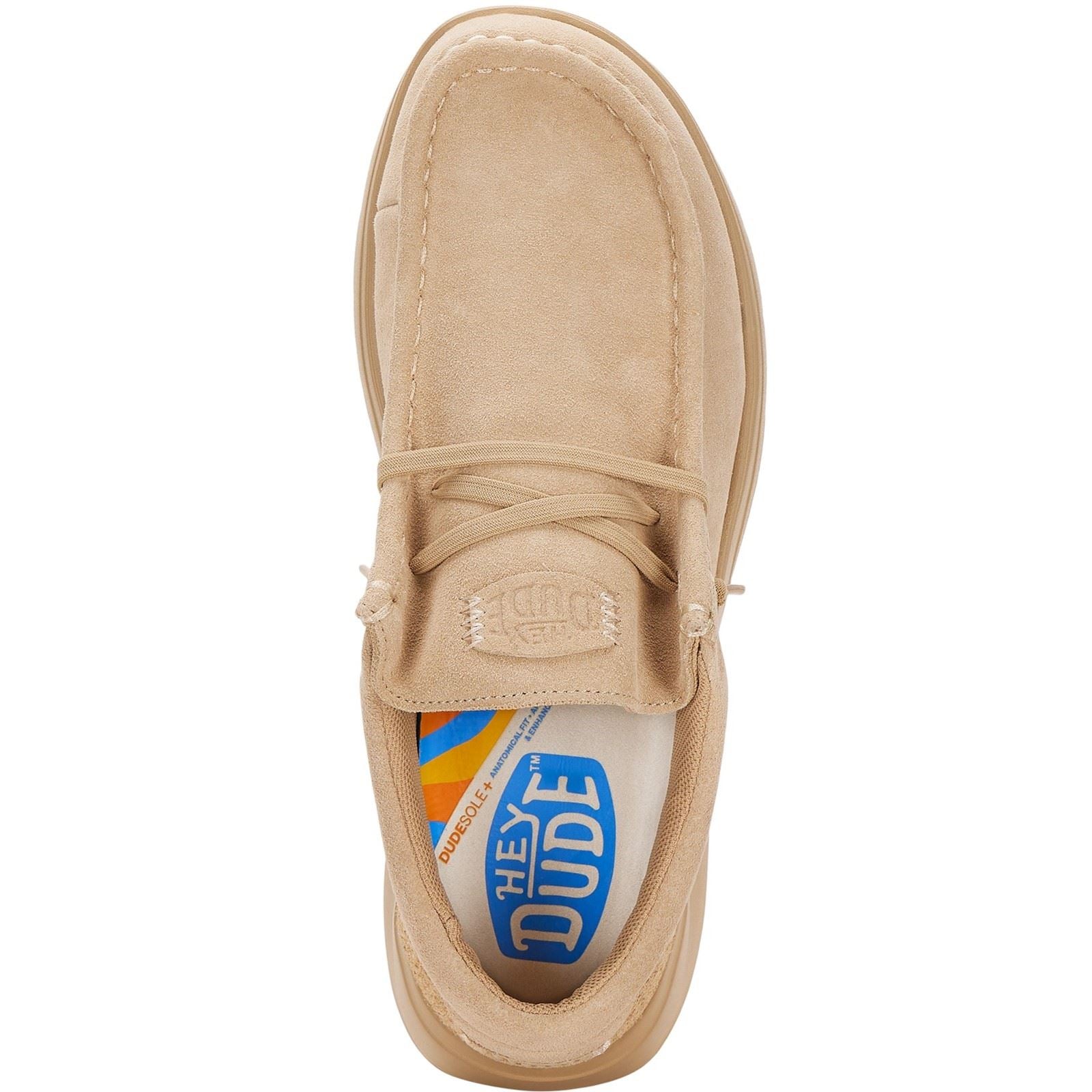 HEYDUDE Wally X Wildleder Herren Bootsschuhe In Tan