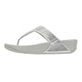 FitFlop Lulu Crystal Mix Damen Silber Sandalen