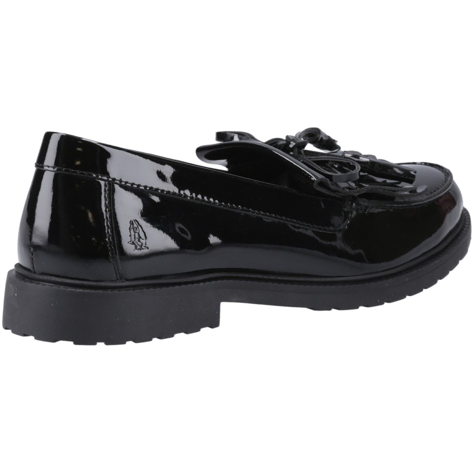 Hush Puppies Verity Kiltie Damen Schwarze Farbe Lederloafer