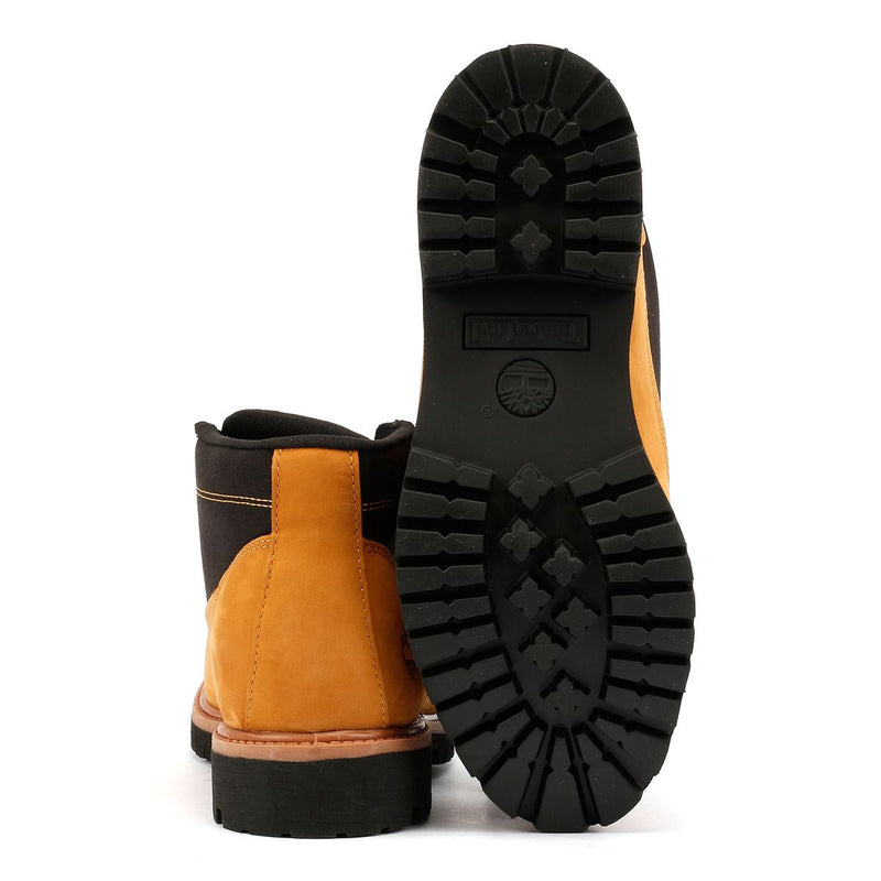 Timberland Mid Lace Chukka Workwear II Herren Stiefel Aus Gelbem Leder