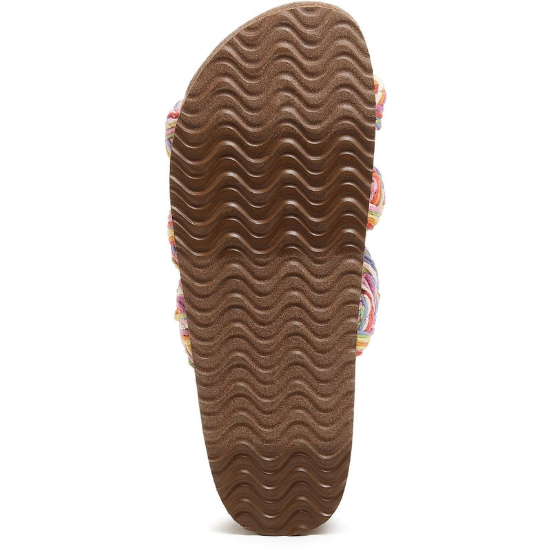 Rocket Dog Ashley String Braid Baumwoll Damen Regenbogen Sandalen