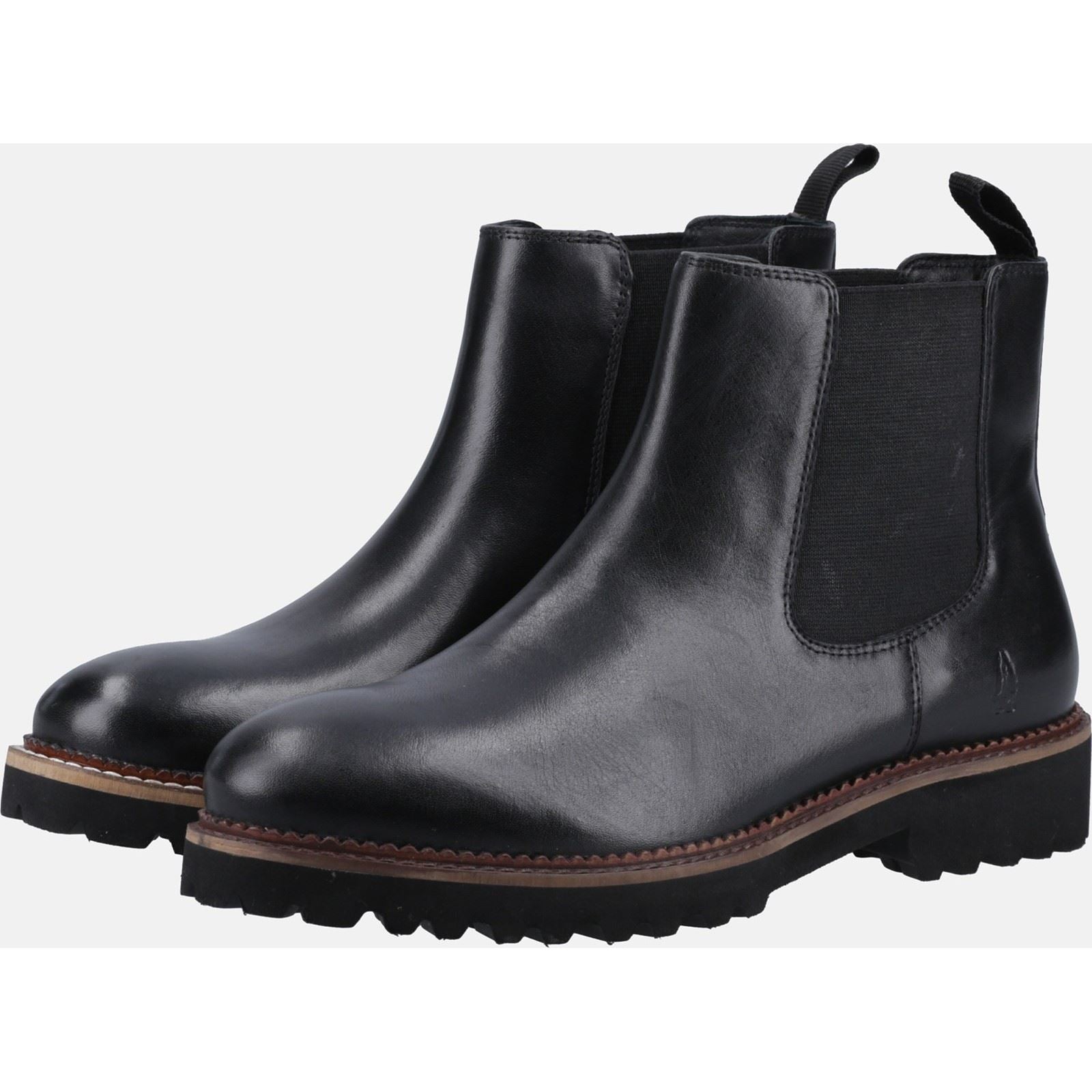 Hush Puppies Gwyneth Chelsea Damenstiefel Aus Schwarzem Wildleder