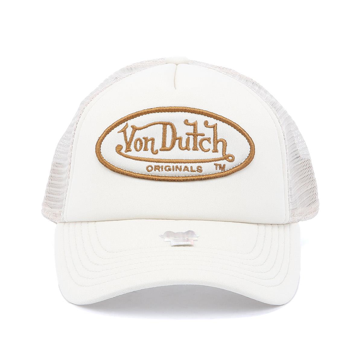 Von Dutch Trucker Tampa Baumwoll-Beige-Kappen