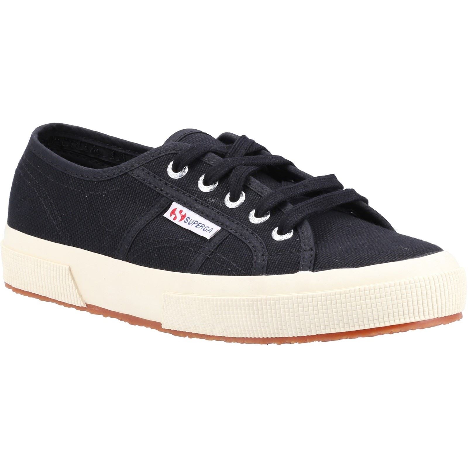 Superga 2750 Cotu Classic 100% Baumwolle Damen Schwarze Sneakers