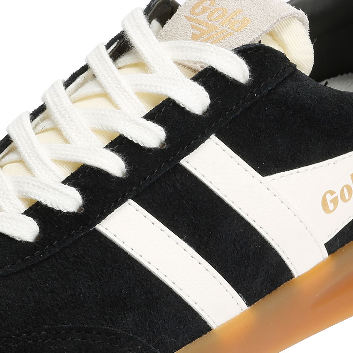 Gola Cyclone Wildleder Damen Schwarz Sneakers