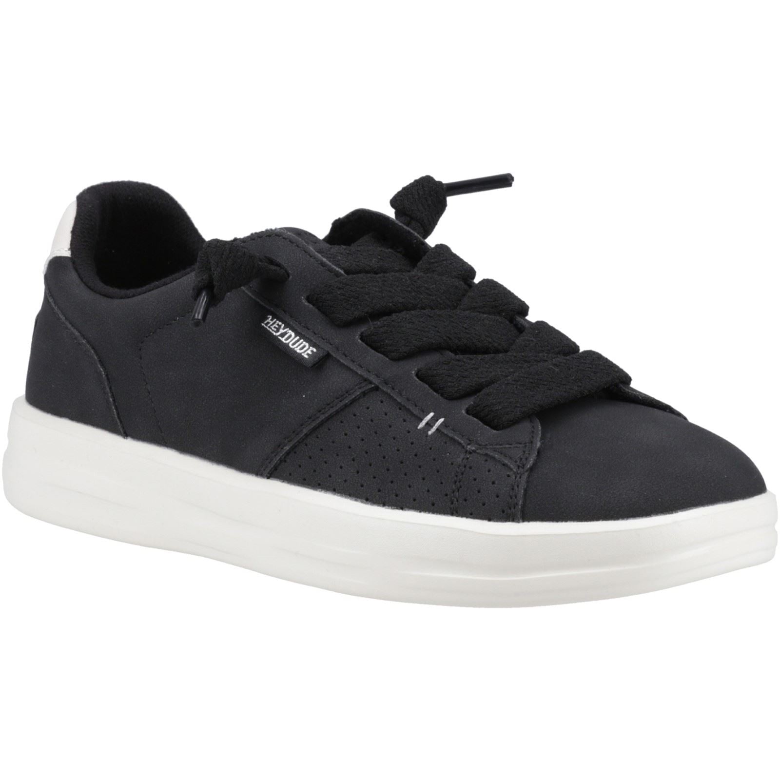 HEYDUDE Karina Duo Classic Polyurethan Damen Schwarz Sneakers