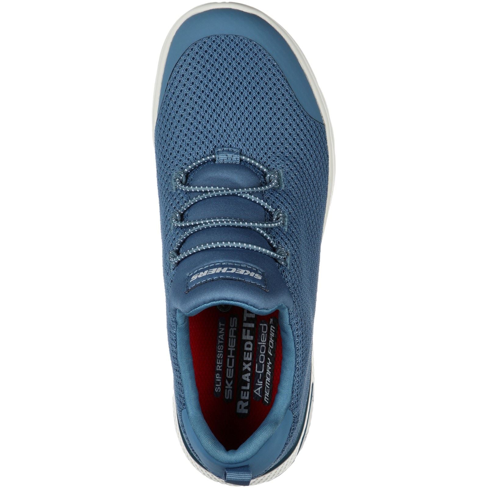 Skechers Workwear Marsing Waiola SR Mesh Damen Sportschuhe In Blau