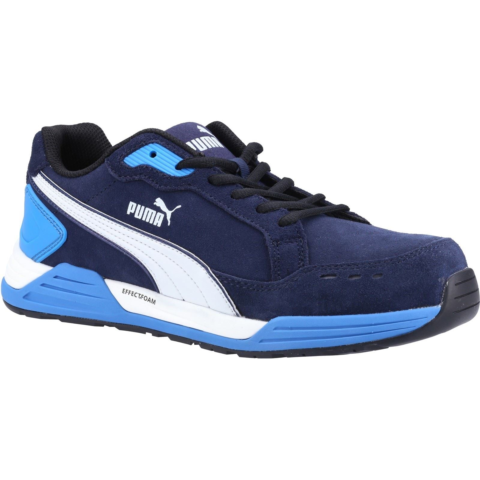 Puma Safety Airtwist Low S3 Wildleder Blau Sicherheitssneaker
