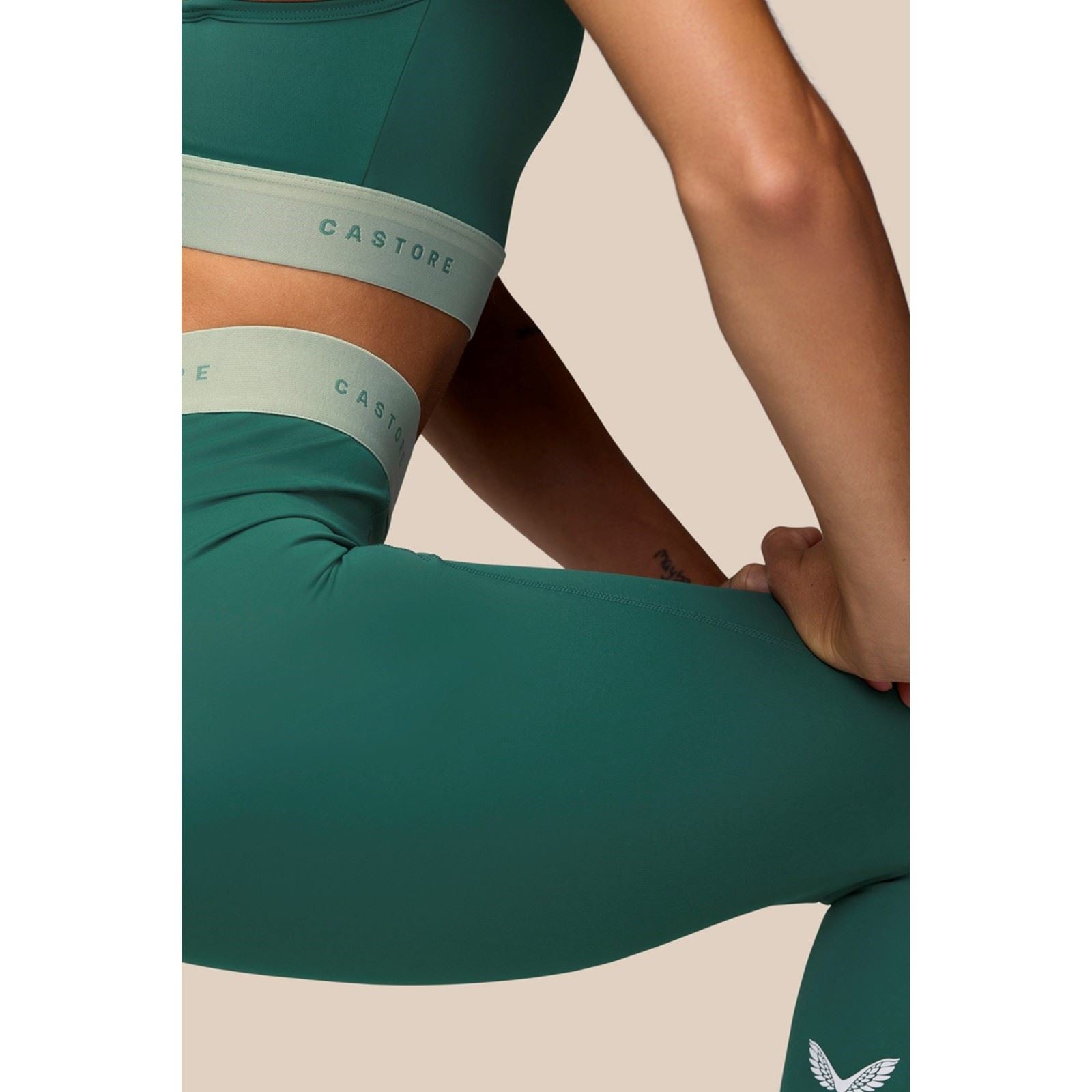 Castore Adapt Legging Polyester Damen Sportleggings In Dunkel Türkis