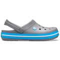 Crocs Crocband Croslite Gummi Herren Clogs In Anthrazit/Ozean