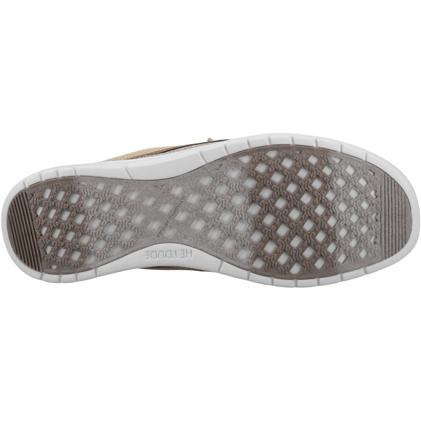 HEYDUDE Welsh Grip Classic Mesh Baumwollmischung Herren Incense/Morel Braun Bootsschuhe