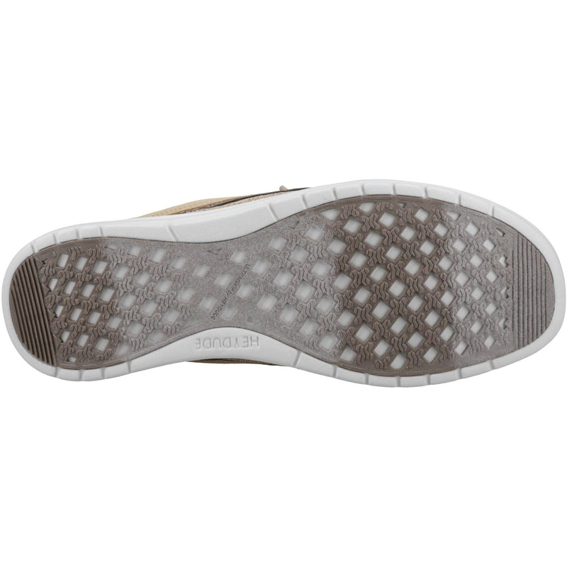 HEYDUDE Welsh Grip Classic Mesh Baumwollmischung Herren Incense/Morel Braun Bootsschuhe