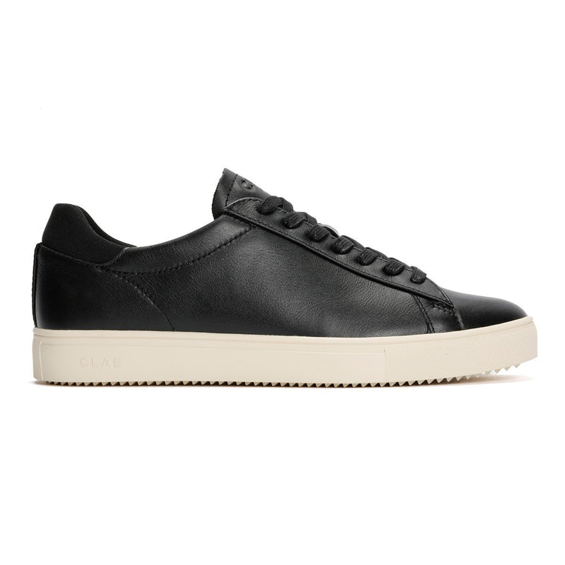 Clae Bradley Herren Schwarz Leder Sneakers