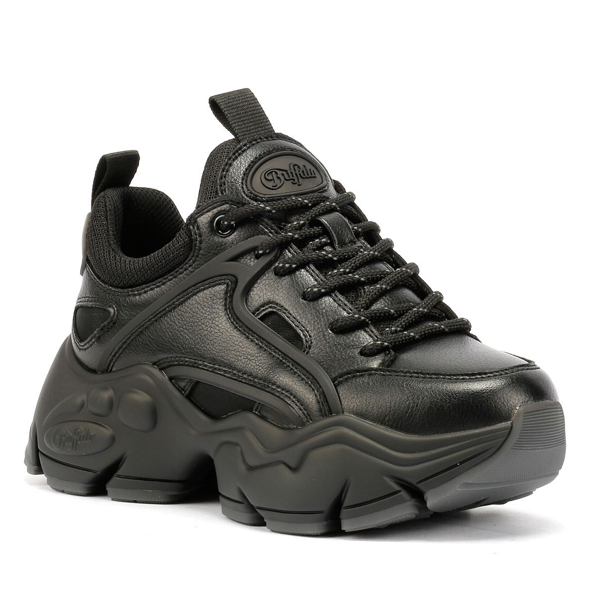 Buffalo Binary C Damen Schwarze Farbe Turnschuhe