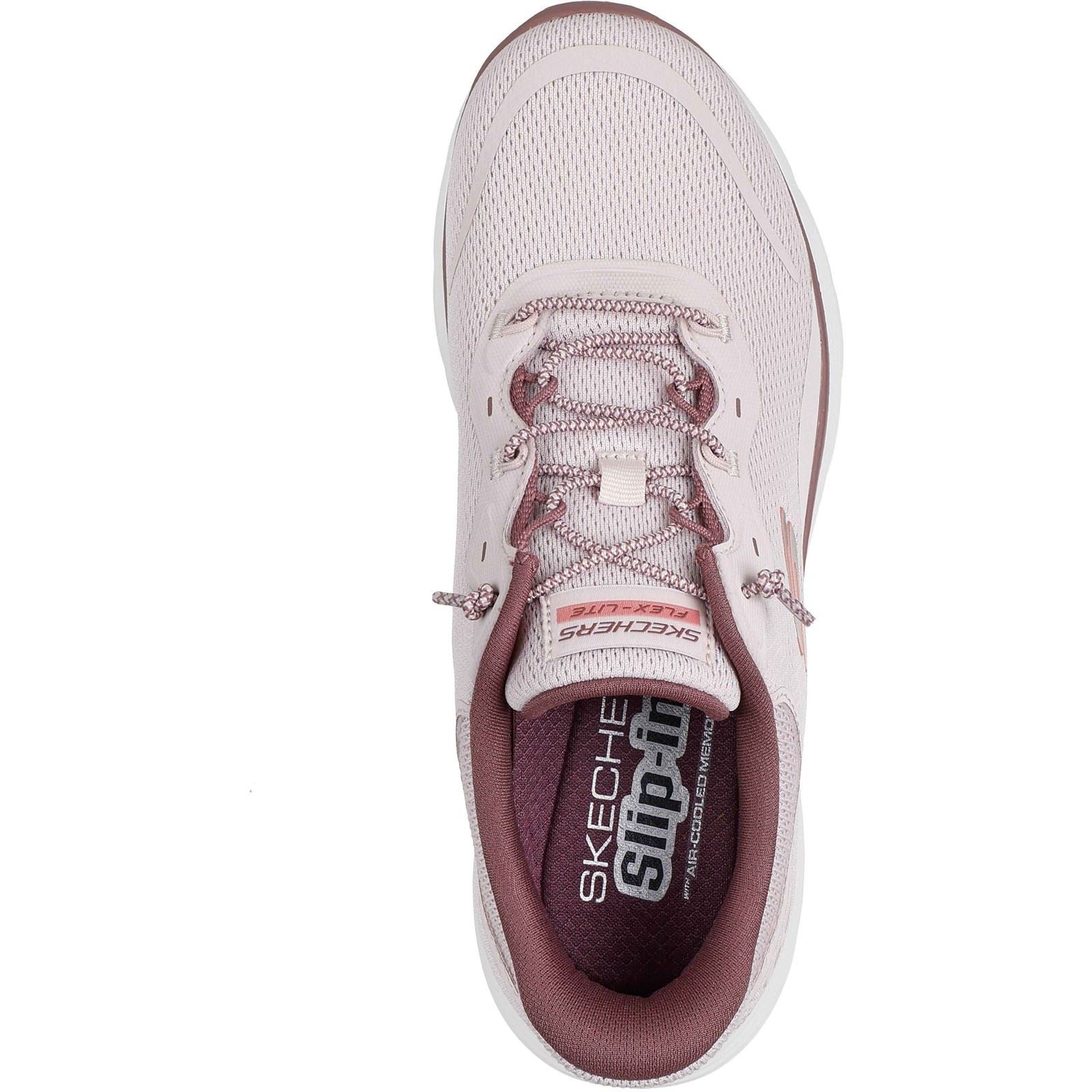 Skechers Flex Appeal 5.0 Easy Breezy Textil Damen Leichte Mauve Sneaker