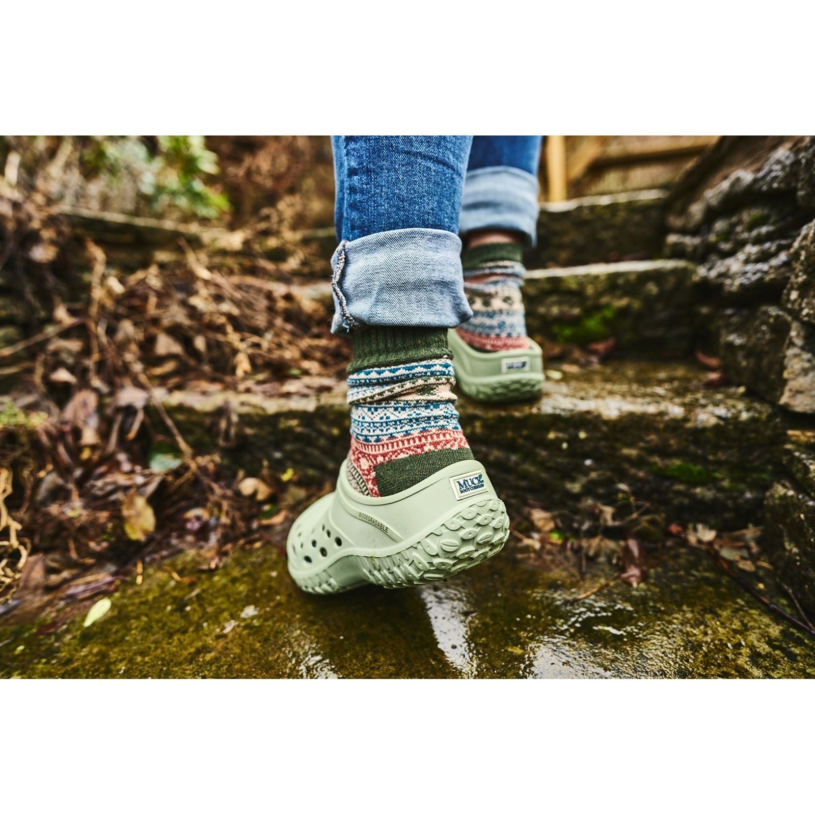 Muck Boots Muckster Lite Grüne Clogs Von Resida