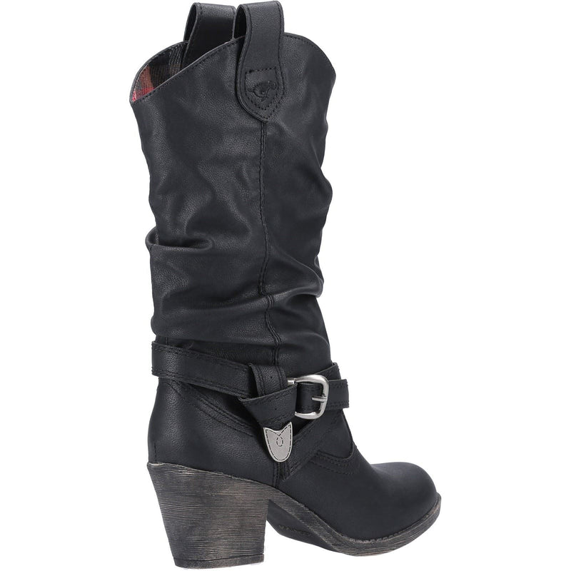 Rocket Dog Sidestep Damen Schwarze Stiefel