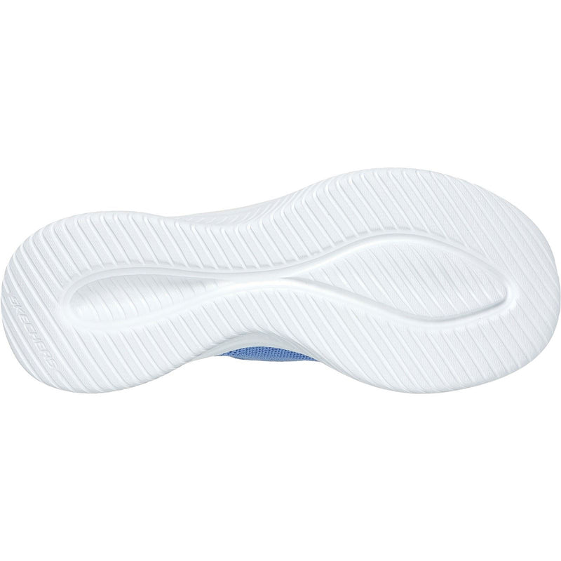 Skechers Ultra Flex 3.0 Brilliant Path Textile Damensneaker In Perlgrau