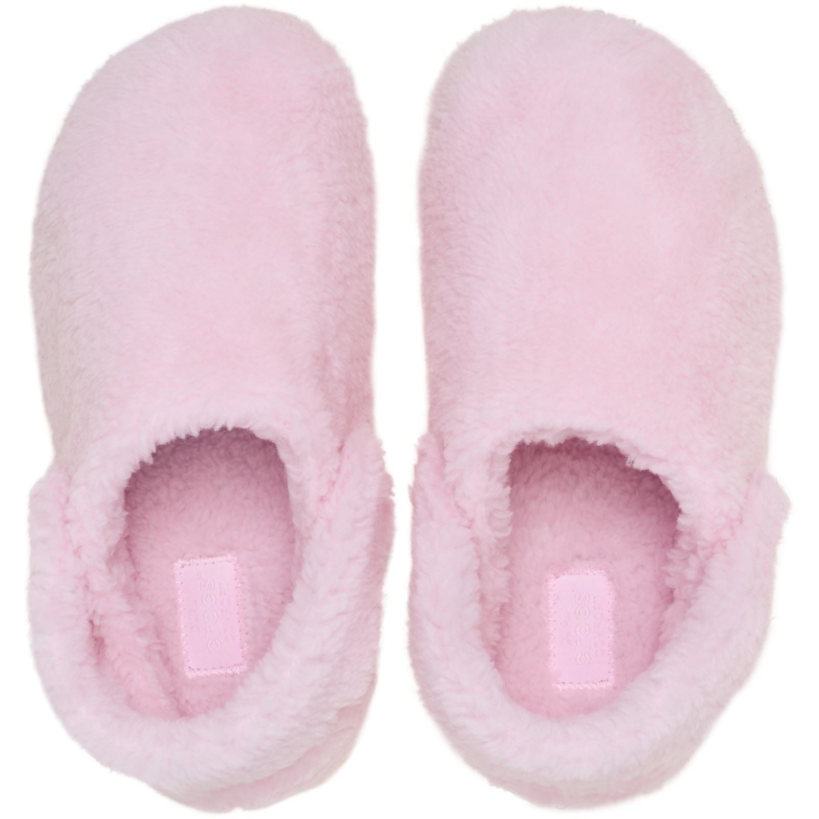 Crocs Classic Cozzzy Polyester Damen Pink Milch Hausschuhe