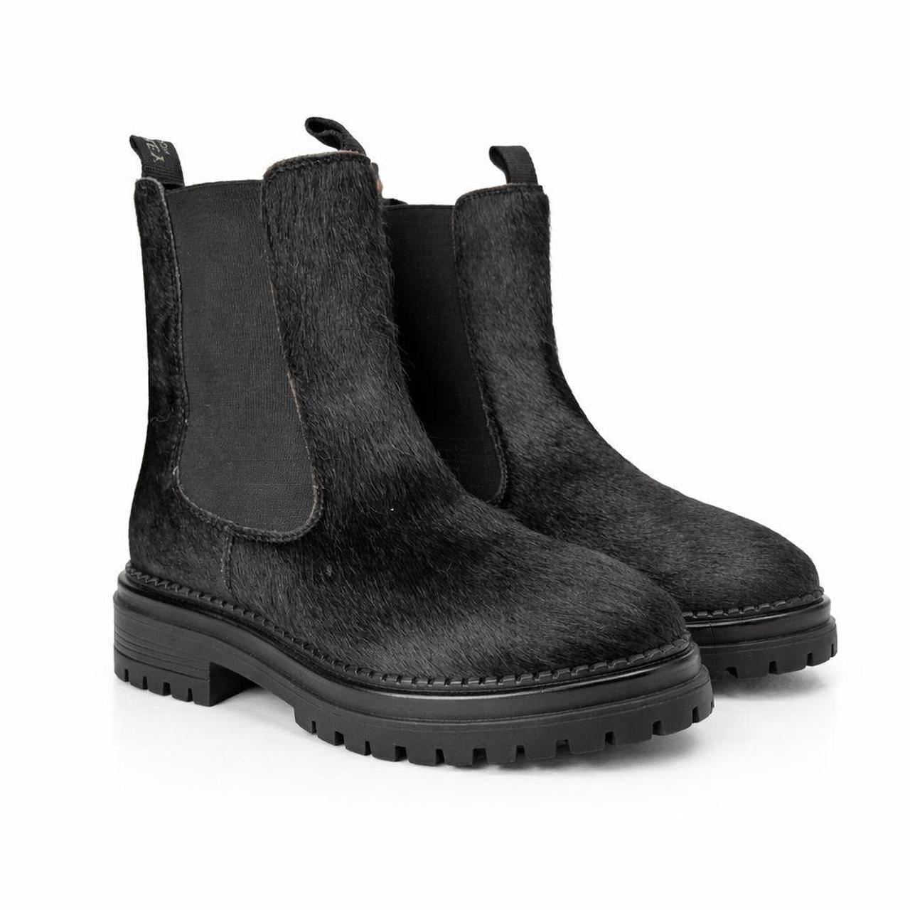 Osprey London The Hampton Chelsea Leder Damen Schwarze Stiefel