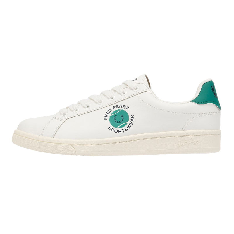 Fred Perry Tennis Cupsole Leder Herren Weiße Sneakers