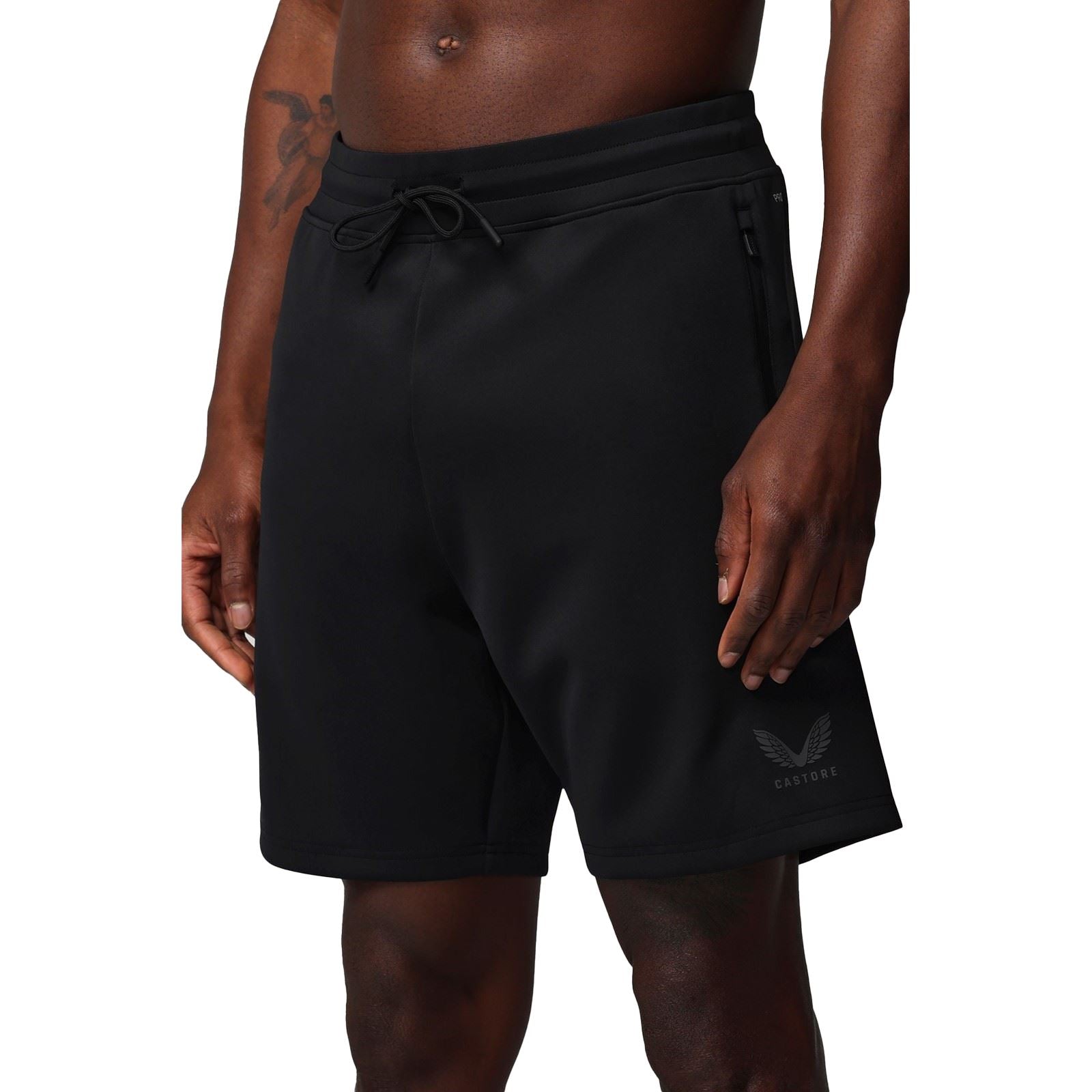 Castore Flex Herren Schwarze Sportshorts
