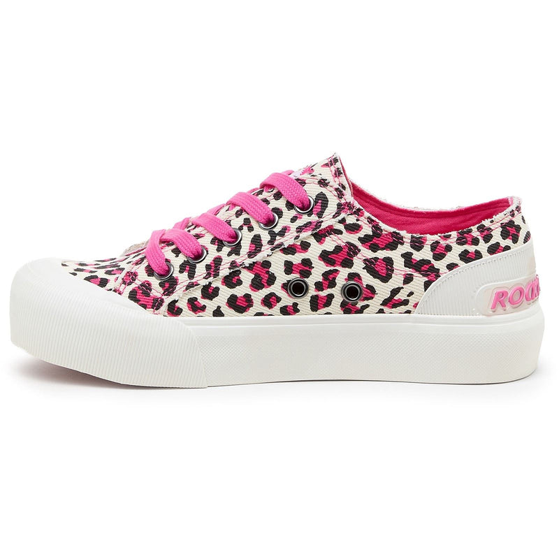 Rocket Dog Jazzin Plus Monroe Damen Sneaker Aus Baumwolle In Leuchtendem Pink