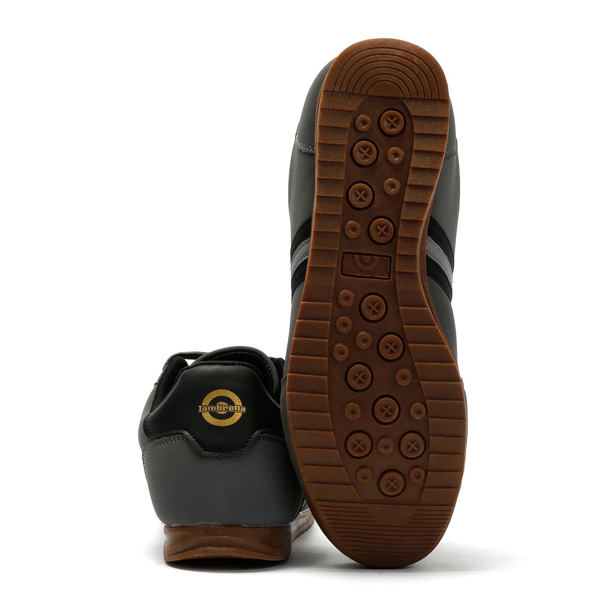 Lambretta Tackle Herren Graue Turnschuhe