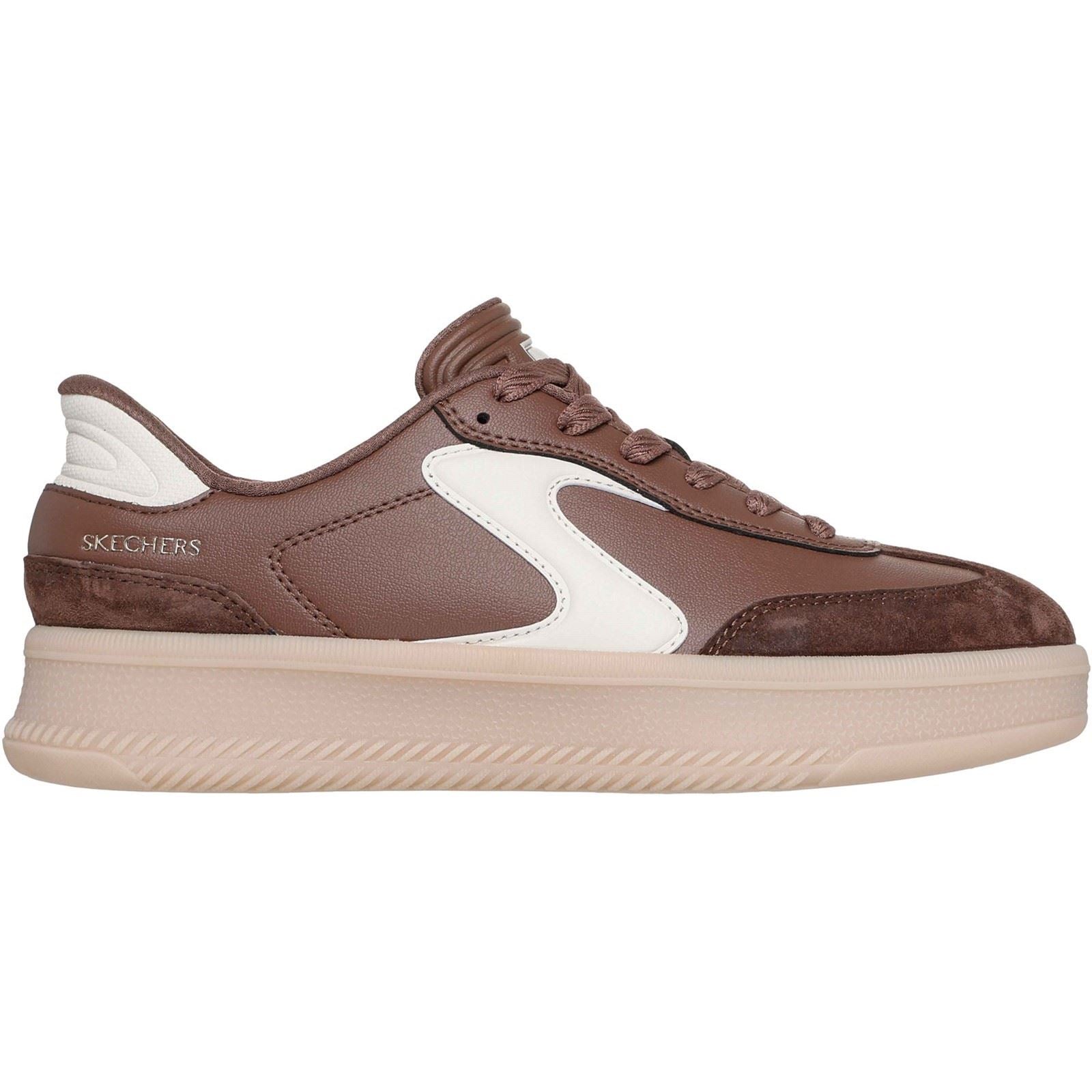 Skechers Hotshot HI - Lifted Luxe Polyurethan Damen Braune Sneakers