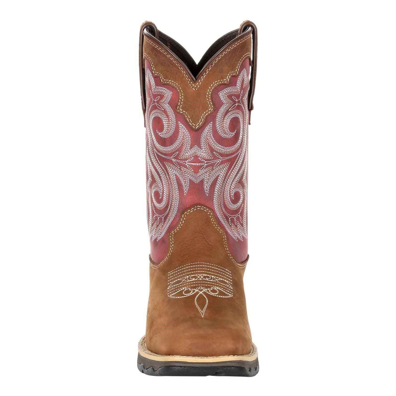 Durango Lady Rebel Leder Damenstiefel Briar Braun/Rostrot