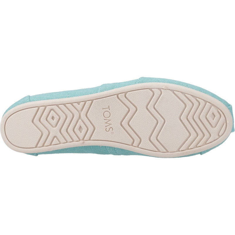TOMS Alpargata Classic Damen Espadrilles Aus Jute In Aqua