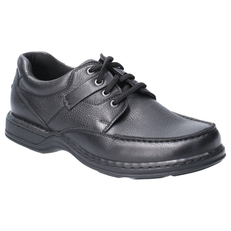 Hush Puppies Randall II Schwarze Farbe Herren-Schnürschuhe Aus Leder