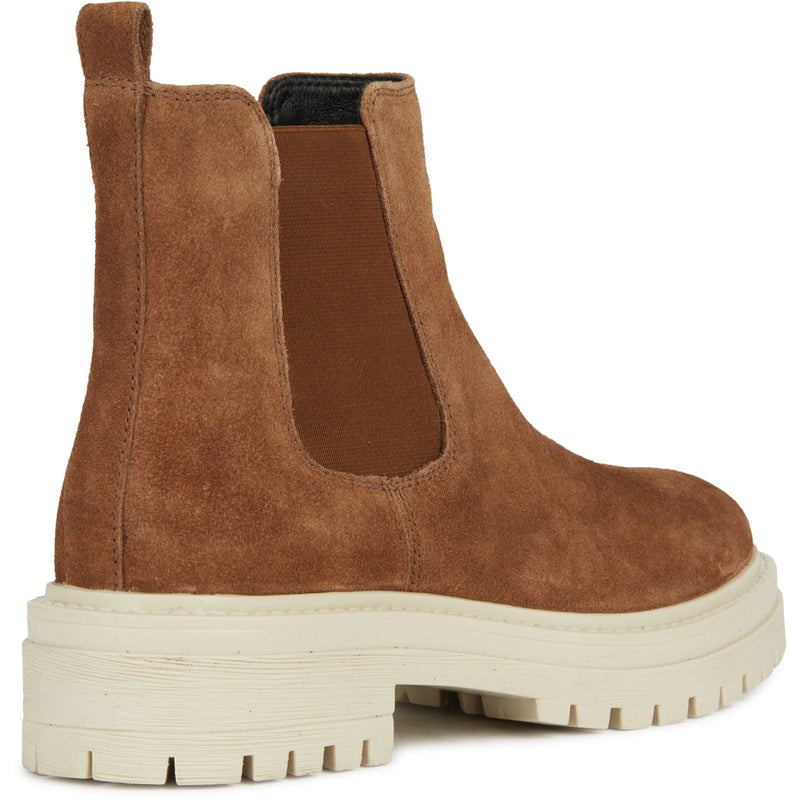 Geox D Iridea Damenstiefel Aus Braunem Leder