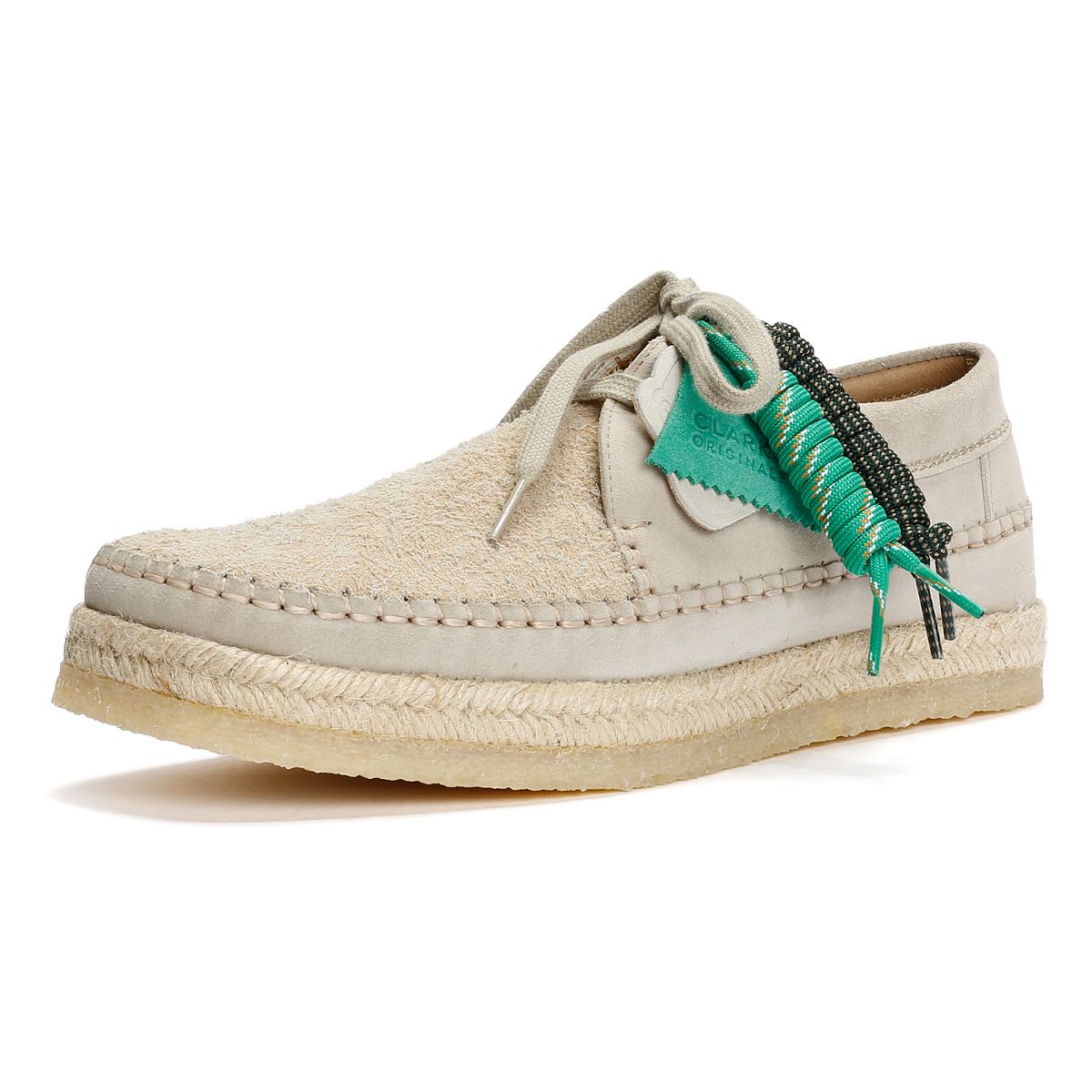 Pompeii X Clarks Originals Weaver Herren Wildleder Schnürschuhe In Beige