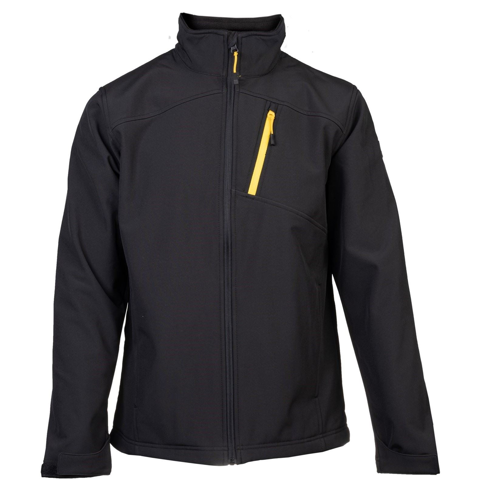 Caterpillar Essentials Shell Herren Schwarze Softshelljacke
