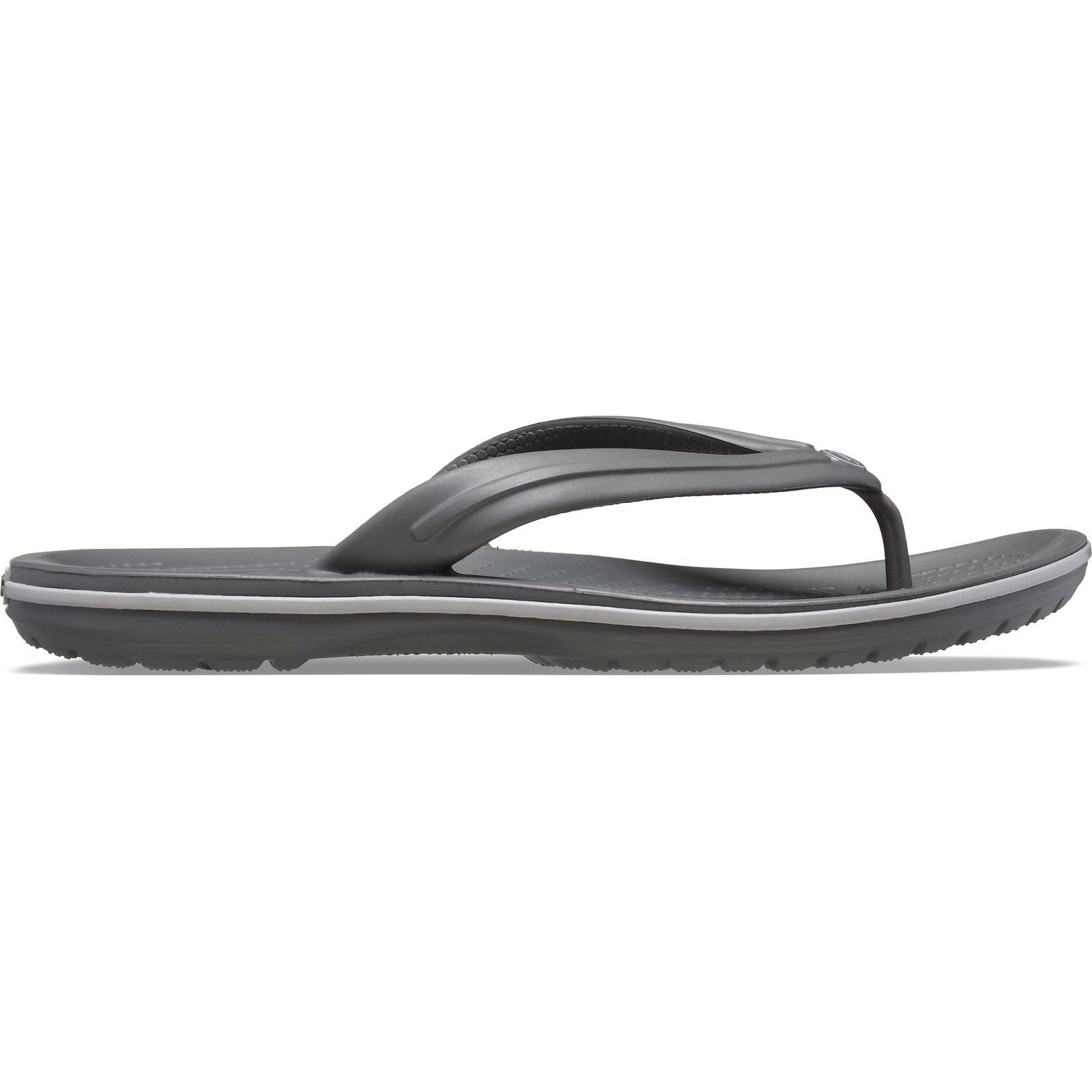 Crocs Crocband Flip Thermoplastische Herren Flip-Flops In Schiefergrau/Rauch